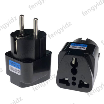 1pcs Universal EU Plug Adapter International AU UK US To EU Euro KR Travel Adapter Electrical Plug Converter Power Socket