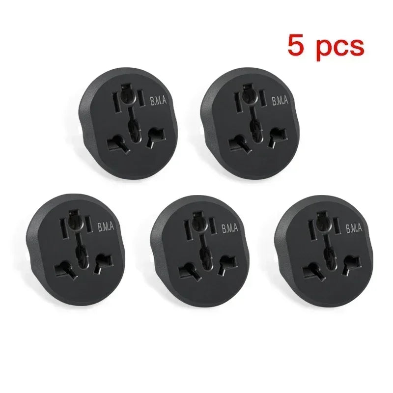 3/5/7/20 PCS Universal Travel Adapter All-in-one Travel Charger with Type C Wall Charger 16A 250V for US EU UK AUS Travel