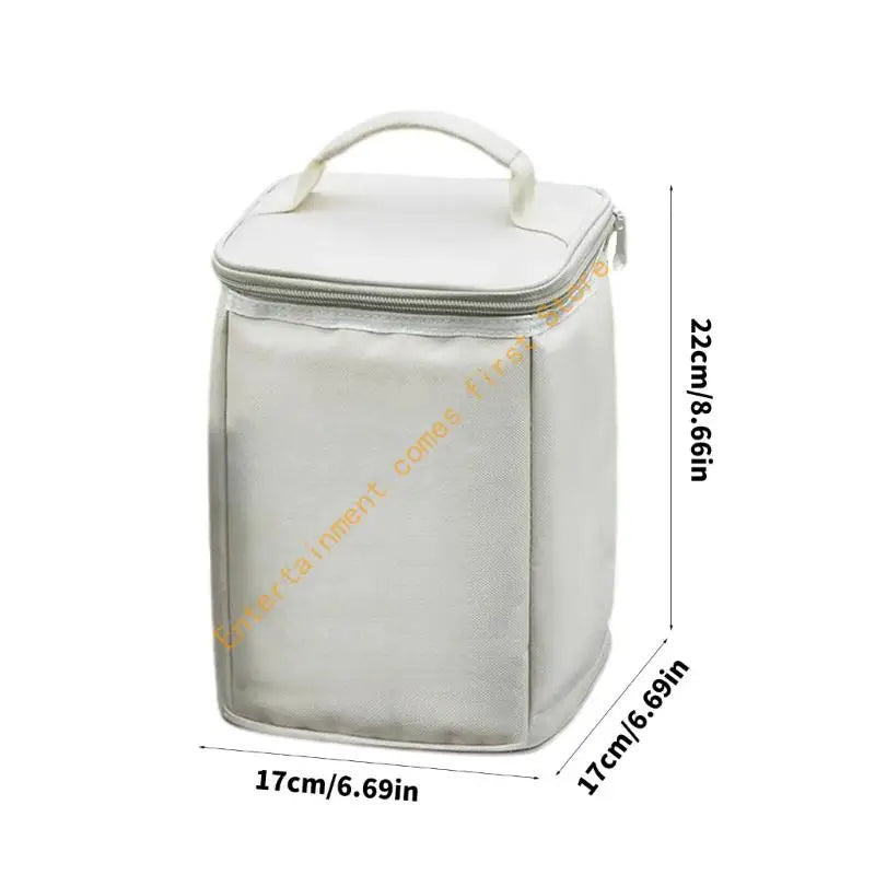 Camp Cooking Gas Canister Storage Case with Handle, Camping Carry Bag for Car Use, Shelf Placement, Lined Interior Form for