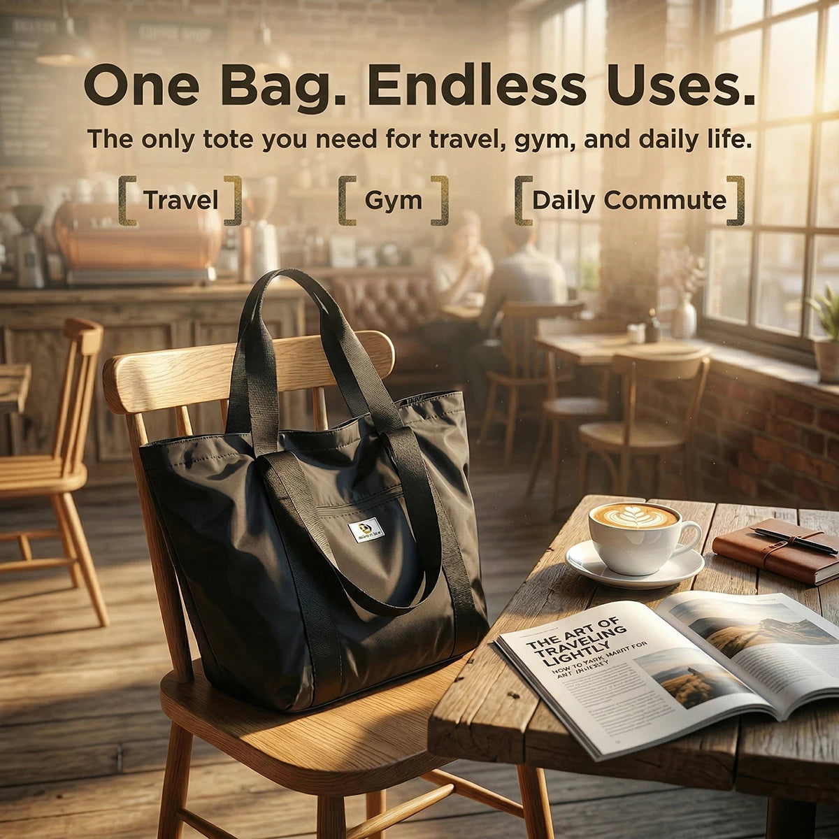 Foldable Carry-on Travel Bag Tote Handbag Multifunction Swimming Training Fitness Yoga Bag Large Capacity Luggage Backpack