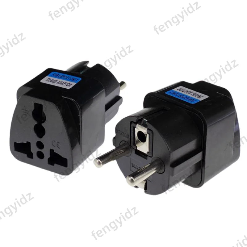 1pcs Universal EU Plug Adapter International AU UK US To EU Euro KR Travel Adapter Electrical Plug Converter Power Socket