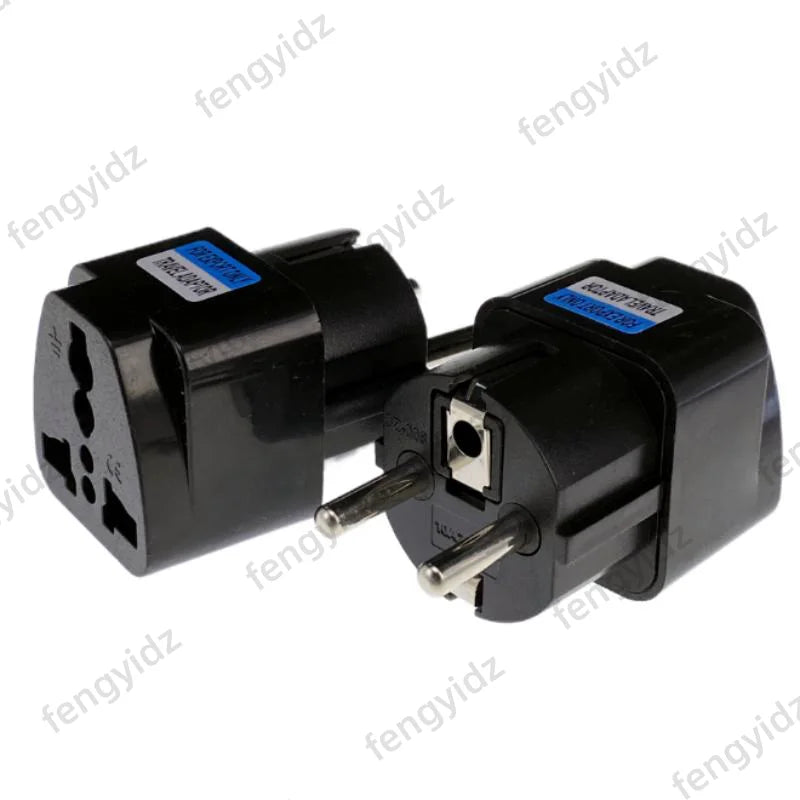 1pcs Universal EU Plug Adapter International AU UK US To EU Euro KR Travel Adapter Electrical Plug Converter Power Socket