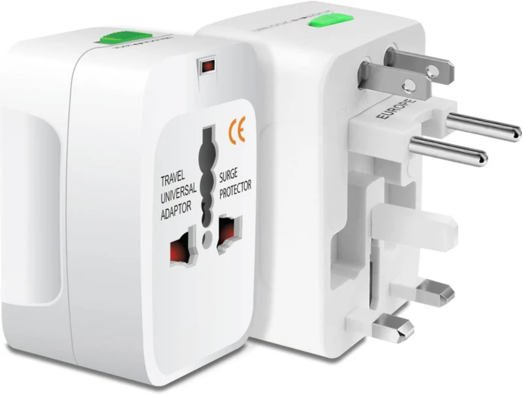 Surge Protector All in One Universal Worldwide Travel Wall Charger Adapter AC Power AU UK US EU Conversion Plug Adaptor